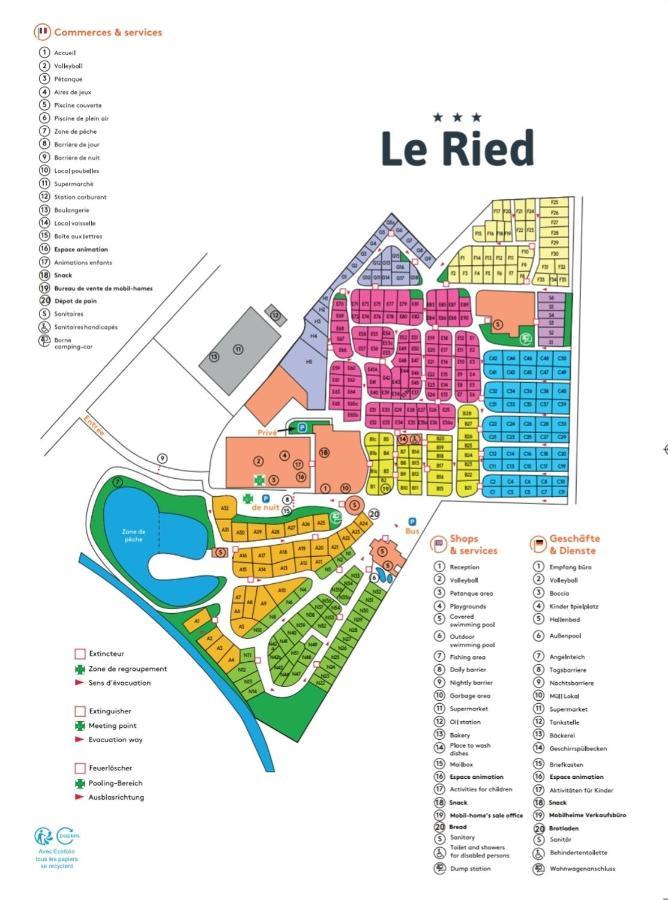 Le Ried Camping To Hapi Boofzheim Exterior photo